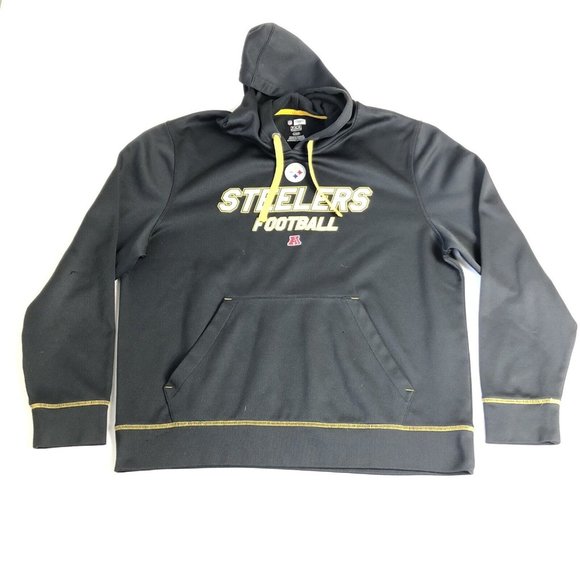 NFL Team‎ Apparel Pittsburgh Steelers Hoodie TX3 Warm Large Sweatshirt - Picture 1 of 7